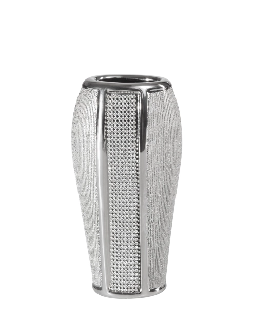 Zdjęcie: Wazon dekoracyjny Robin 10x6x20 cm srebrny EUROFIRANY