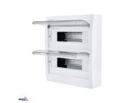 Zdjęcie: Rozdzielnica natynkowa IP40 zaciski 24N+24PE 2x12P SCHELINGER