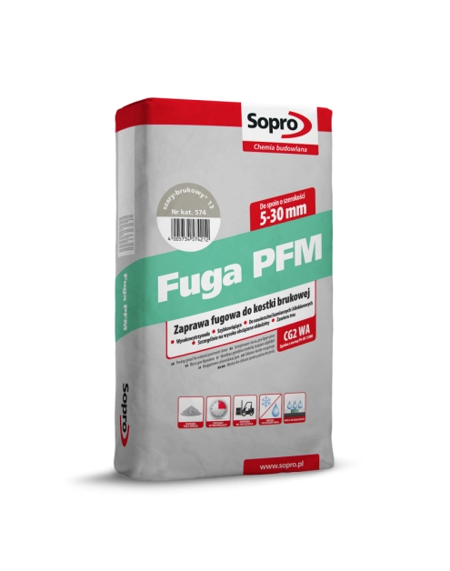 Zdjęcie: Zaprawa fugowa PFM do kostki brukowej SOPRO