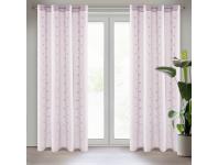 Zdjęcie: Firana gotowa Benay 140x250 cm różowy EUROFIRANY