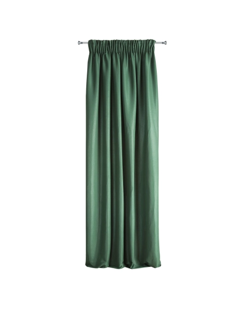 Zdjęcie: Zasłona gotowa Aggie na taśmie 140x270 cm zielony EUROFIRANY