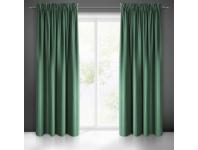 Zdjęcie: Zasłona gotowa Aggie na taśmie 140x270 cm zielony EUROFIRANY