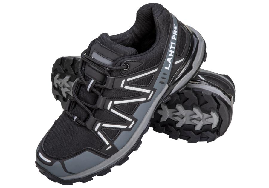 Zdjęcie: Półbuty bez podnoska dzianina czarno-szare., o2 sra, "47", CE,LAHTI PRO