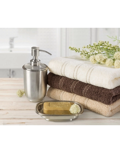Zdjęcie: Ręcznik bawełniany Nati 50x90 cm brązowy EUROFIRANY