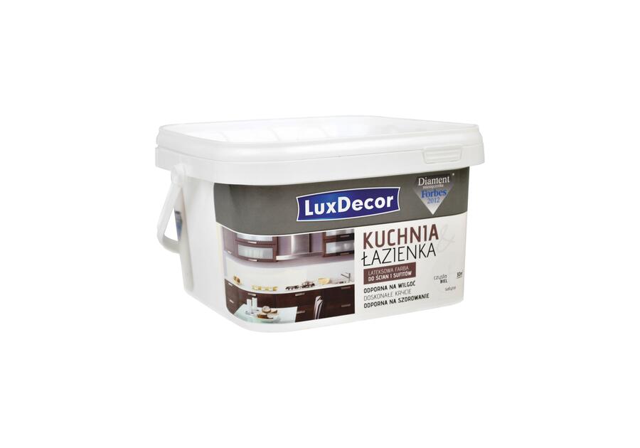 Zdjęcie: Farba Kuchnia i Łazienka czysta biel 2,5 L LUXDECOR