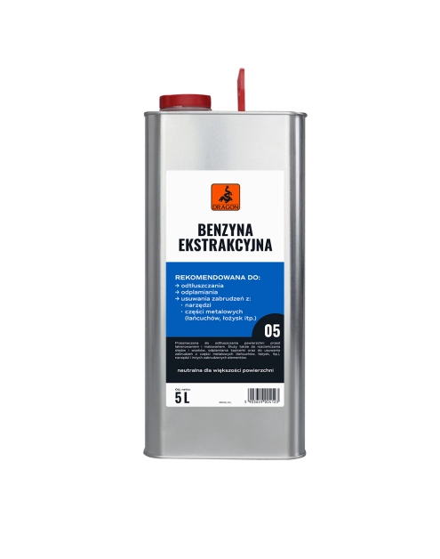 Zdjęcie: Benzyna ekstrakcyjna 5 L DRAGON
