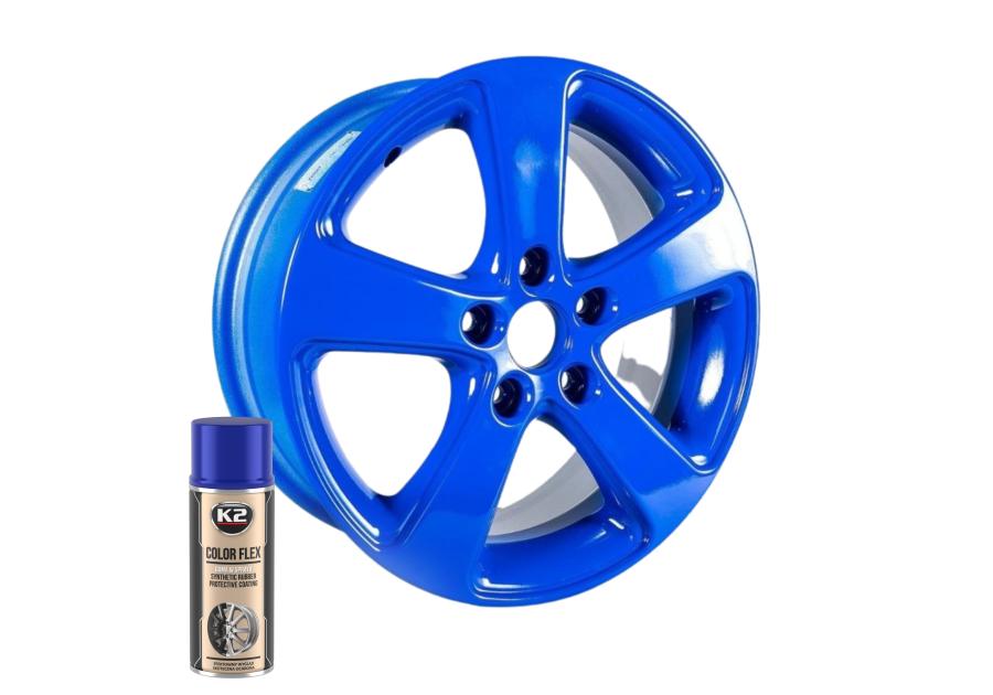 Zdjęcie: Guma w sprayu Color Flex niebieski połysk 400 ml K2