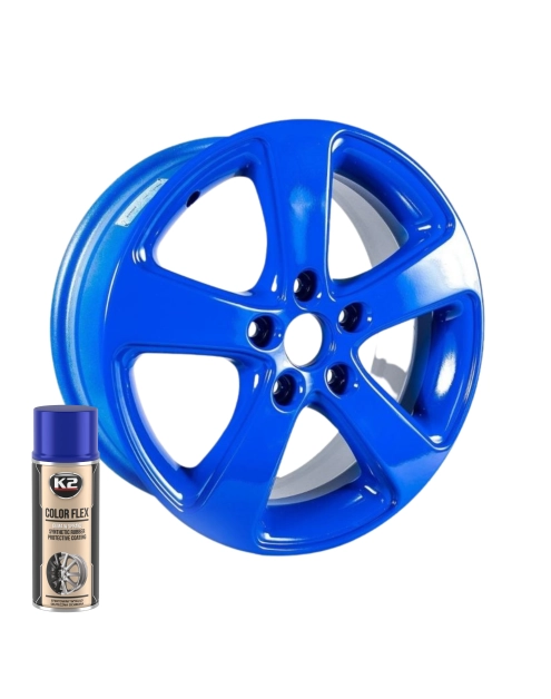 Zdjęcie: Guma w sprayu Color Flex niebieski połysk 400 ml K2