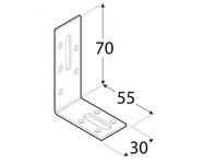 Zdjęcie: Kątownik z regulacją dwustronny 7x5,5x3 cm KRD2 DMX