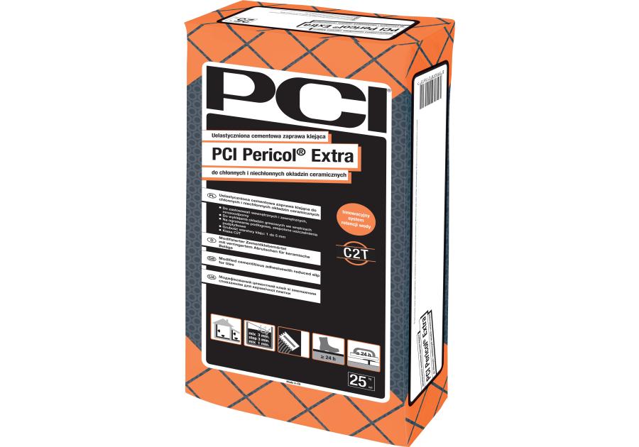 Zdjęcie: Klej do płytek Pericol Extra 25 kg , flat bag, paper PCI