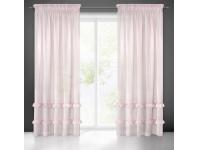 Zdjęcie: Firana gotowa Lorena na taśmie 140x270 cm różowy EUROFIRANY