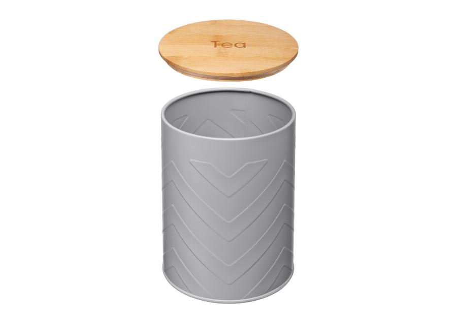 Zdjęcie: Pojemnik kuchenny Gomero Tea szary metalowy GALICJA