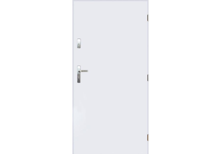 Zdjęcie: Drzwi zewnętrzne folk biały 90p komplet PANTOR