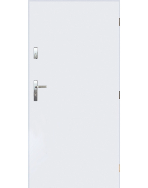 Zdjęcie: Drzwi zewnętrzne folk biały 90p komplet PANTOR