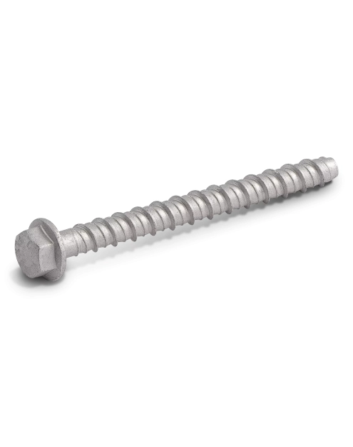 Zdjęcie: Wkręt do betonu w ocynku płatkowym z łbem heksagonalnym z podkładką R-LX-HF-ZF 6x50 mm RAWLPLUG