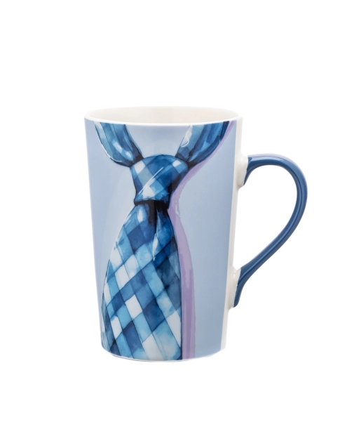 Zdjęcie: Kubek stożek wysoki Najlepszy dziadek 430 ml dekoracja niebieski krawat ALTOM DESIGN