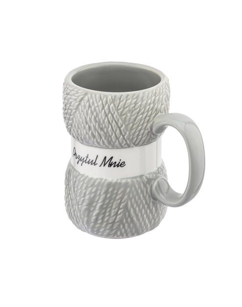 Zdjęcie: Kubek włóczka 400 ml szary ALTOM DESIGN