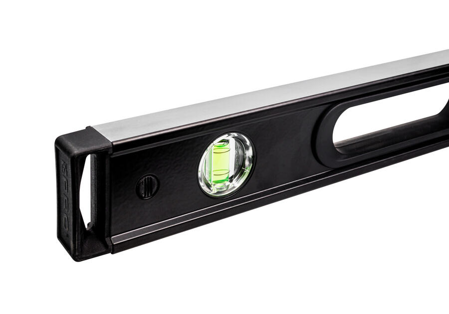 Zdjęcie: Poziomnica PRO900 Heavy Duty malowana czarna dwustronnie frezowana z uchwytami 120 cm PRO