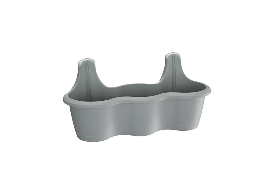 Zdjęcie: Doniczka Respana Hook szary kamienny 52 cm PROSPERPLAST