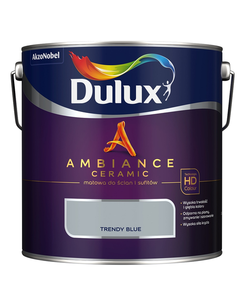 Zdjęcie: Farba ceramiczna Ambiance Trebdy Blue 2,5 L DULUX