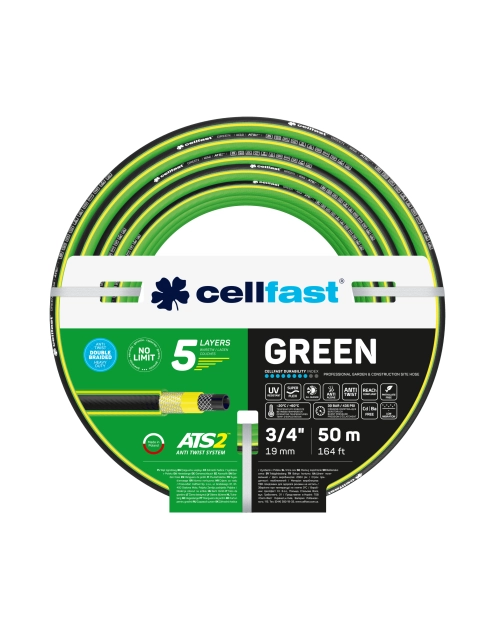 Zdjęcie: Wąż ogrodowy Green 3/4" 50 m CELLFAST