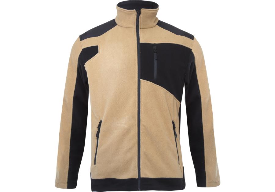 Zdjęcie: Bluza polarowa ze wzmocnieniami beżowo-czarna, M, CE, LAHTI PRO