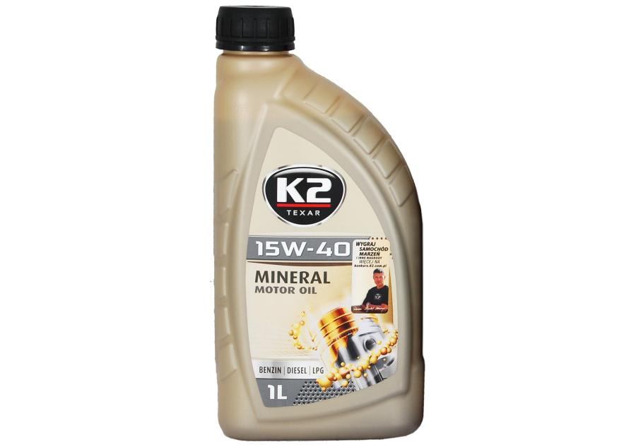 Zdjęcie: Olej mineralny Texar 15W/40 1 L K2