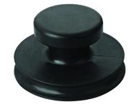 Zdjęcie: Przyssawka do glazury marmuru 83 mm czarna DEDRA