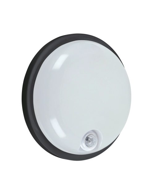Zdjęcie: Plafoniera z czujnikiem ruchu Elias LED C 20 W NW czarny STRUHM