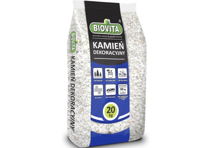 Zdjęcie: Otoczak extra white 0-10 mm 20kg BIOVITA