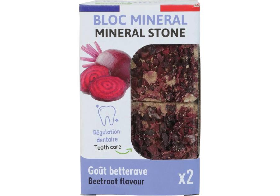 Zdjęcie: Kostka mineralna dla małych ssaków Nutrimeal 3 z burakiem 2 x 200 g ZOLUX