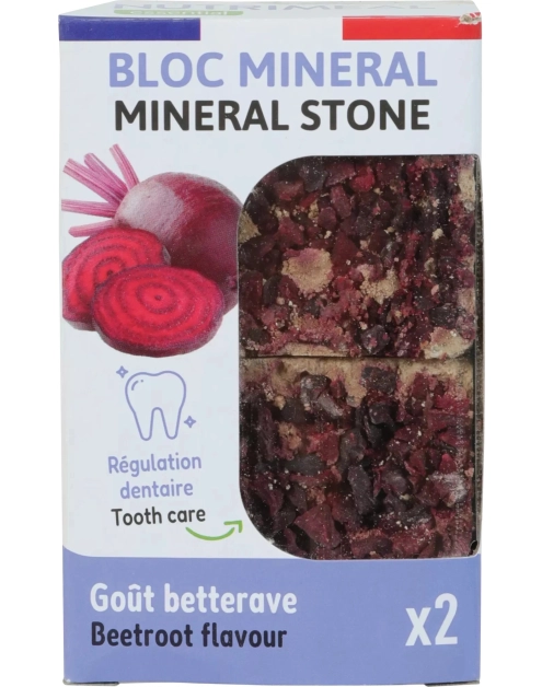 Zdjęcie: Kostka mineralna dla małych ssaków Nutrimeal 3 z burakiem 2 x 200 g ZOLUX