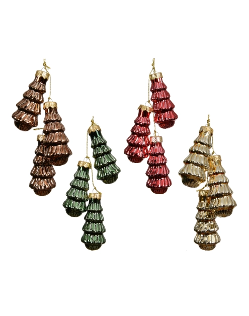 Zdjęcie: Bombka szklana - choinka 4 kolory KAEMINGK