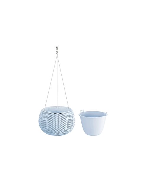 Zdjęcie: Doniczka Splofy Bowl Ws lodowy szary 37 cm PROSPERPLAST