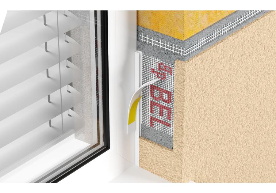 Zdjęcie: Listwa PVC BP13 Mini U L300 6/3 czarny, z siatką i z uszczelką BELLA PLAST