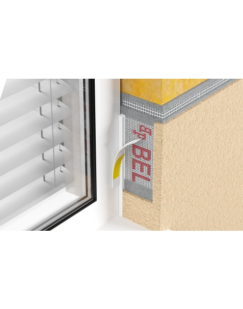 Zdjęcie: Listwa PVC BP13 Mini U L300 6/3 czarny, z siatką i z uszczelką BELLA PLAST