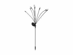 Lampa solarna Led Ardo 8 x 0,08 W WW czarny STRUHM