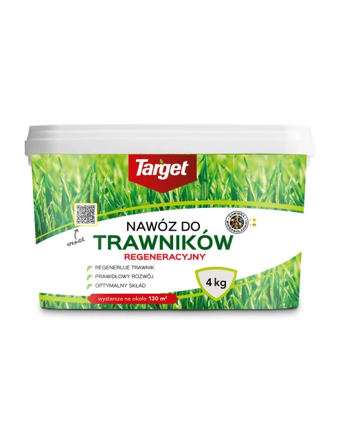 Zdjęcie: Nawóz granulowany do trawników regeneracyjny 4 kg TARGET