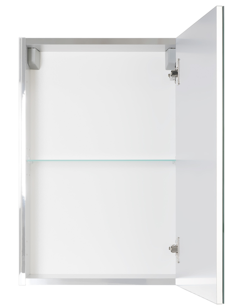 Zdjęcie: Szafka lustrzana 40x60x16 cm, 1 drzwi, boki lustrzane, System c szafki lustrzane uniwersalne ASTOR