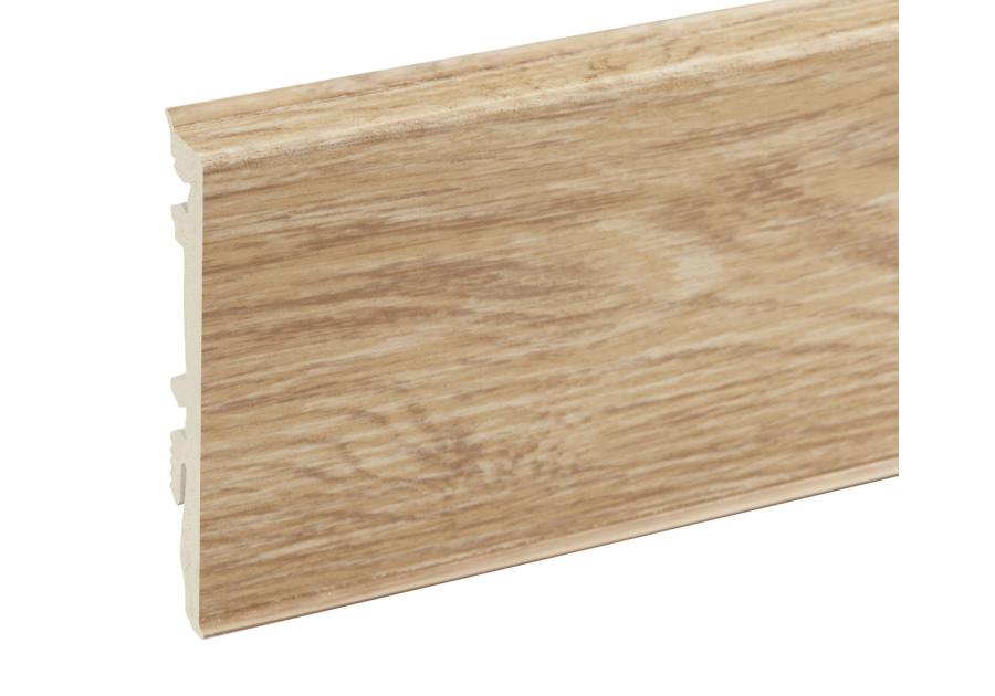 Zdjęcie: Listwa przypodłogowa PVC Masterline 1,3x8 cm, 2,2 m Copper wood Mat CEZAR