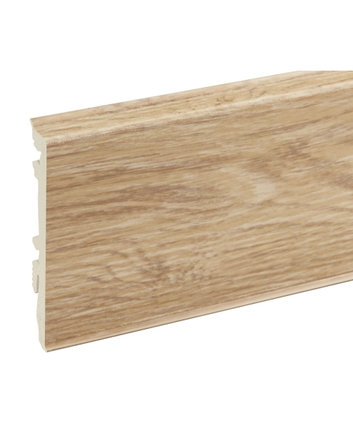 Zdjęcie: Listwa przypodłogowa PVC Masterline 1,3x8 cm, 2,2 m Copper wood Mat CEZAR