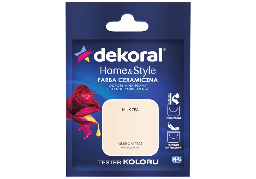 Zdjęcie: Farba ceramiczna Home&Style milk tea tester 0,03 L DEKORAL
