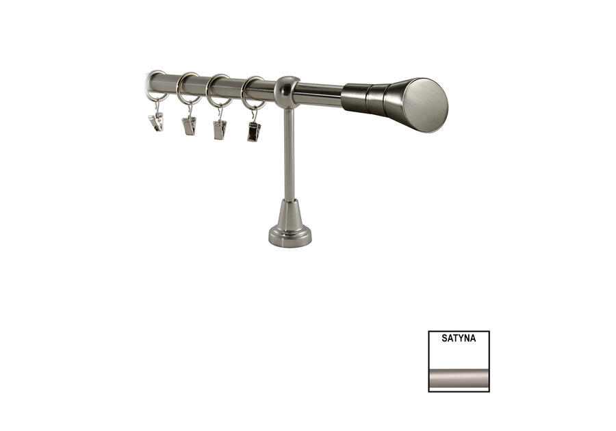 Zdjęcie: Karnisz podwójny Valentina fi 19 mm - 160 cm piazza złoto KARWEL