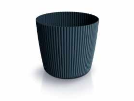 Doniczka Milly Round antracyt, wysokość 17,3 cm PROSPERPLAST