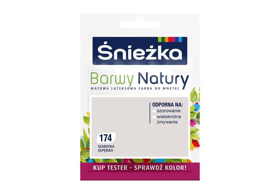 Zdjęcie: Tester koloru Barwy Natury szarotka alpejska 174 25 ml ŚNIEŻKA