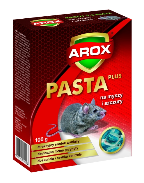 Zdjęcie: Pasta plus na myszy Arox 0,1 kg AGRECOL