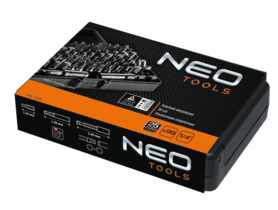 Końcówki wkrętakowe z uchwytem, zestaw 99 sztuk NEO