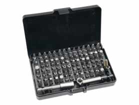 Końcówki wkrętakowe z uchwytem, zestaw 99 sztuk NEO