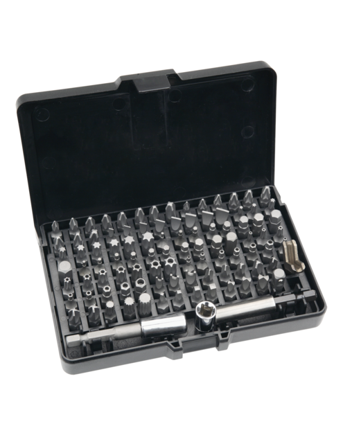 Zdjęcie: Końcówki wkrętakowe z uchwytem, zestaw 99 sztuk NEO