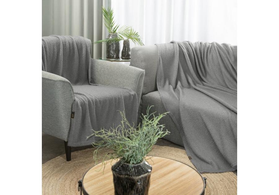 Zdjęcie: Koc srebrny 150 x 200 cm Bukla EUROFIRANY